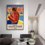 azur vintage poster