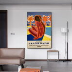 azur vintage poster