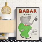 poster babar vintage