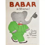 poster babar vintage