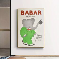 poster babar vintage