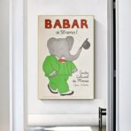 poster babar vintage