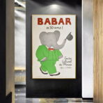 poster babar vintage
