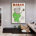 poster babar vintage