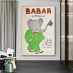 poster babar vintage