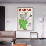 poster babar vintage