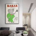 poster babar vintage