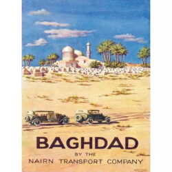 poster baghdad haifa vintage