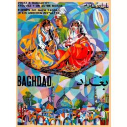 vintage baghdad poster
