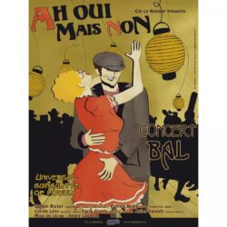 vintage dance ball poster