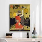 vintage dance ball poster