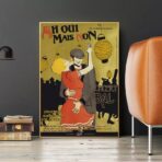vintage dance ball poster