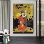 vintage dance ball poster