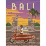 poster bali vintage 1