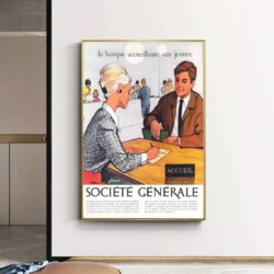 vintage bank poster