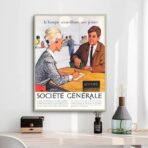 vintage bank poster