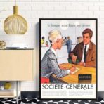 vintage bank poster