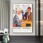 vintage bank poster