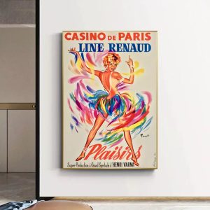 poster bar casino sexy vintage