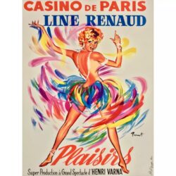 poster bar casino sexy vintage