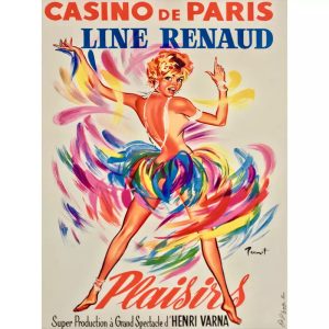 poster bar casino sexy vintage