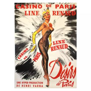 vintage casino bar poster