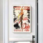 vintage casino bar poster