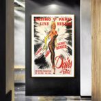 vintage casino bar poster