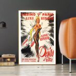 vintage casino bar poster