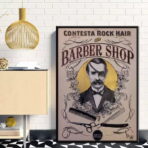 vintage barber poster