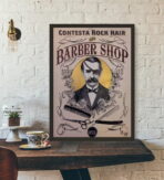 vintage barber poster
