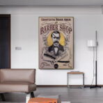 vintage barber poster