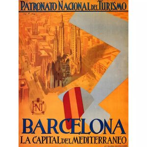 poster barcelona vintage