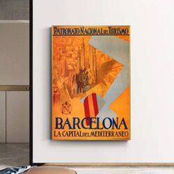 poster barcelona vintage