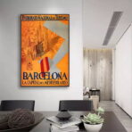 poster barcelona vintage