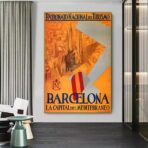 poster barcelona vintage