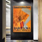 poster barcelona vintage