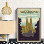 vintage barcelona poster 1