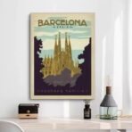 vintage barcelona poster 1