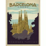 vintage barcelona poster 1