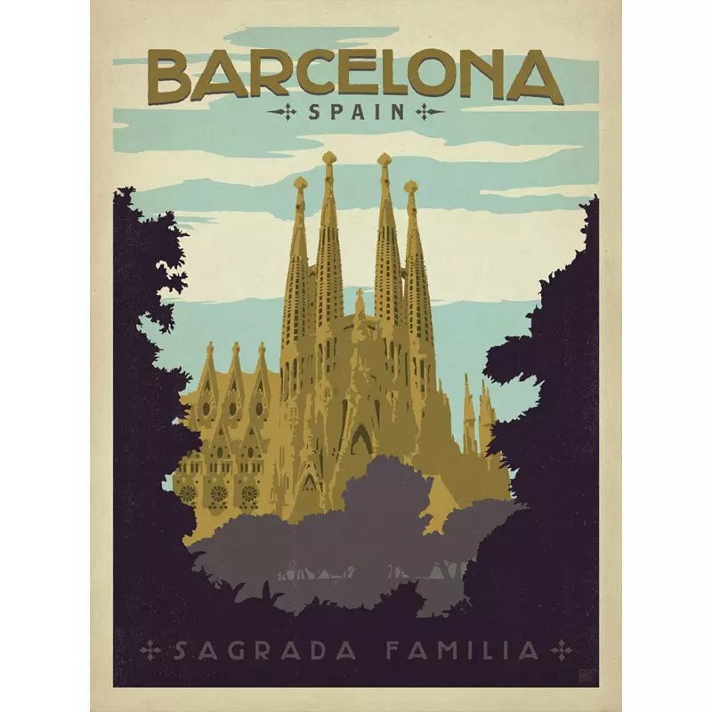 vintage barcelona poster 1 vintage barcelona poster 1