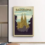 vintage barcelona poster 1