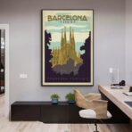 vintage barcelona poster 1