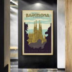vintage barcelona poster 1