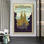 vintage barcelona poster 1