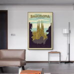 vintage barcelona poster 1