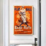 vintage baseball poster