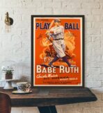 vintage baseball poster