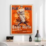 vintage baseball poster