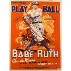 vintage baseball poster
